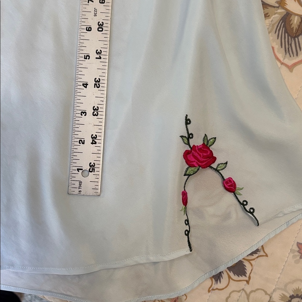 Cynthia Rowley (suspected) 80% Silk Luxury Lace Trim Slip - Size XXL - Picture 9 of 9